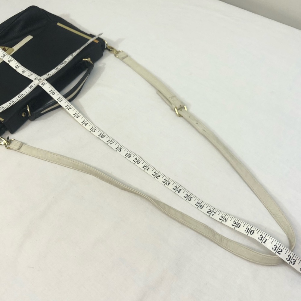 *Olivia + Joy Black Crossbody Satchel Bag Purse Gem